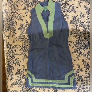 Sail to Sable Linen Sleeveless Dress Wmns S